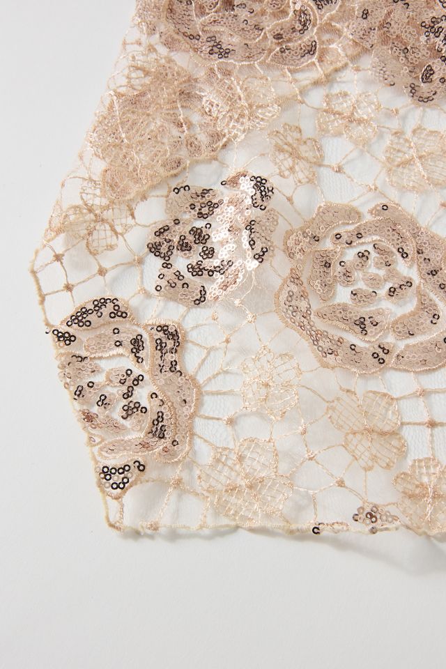 Embellished Lace Headscarf #1