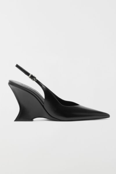 Schutz Siena Wedge Heel In Black, Women's At Urban Outfitters In Black