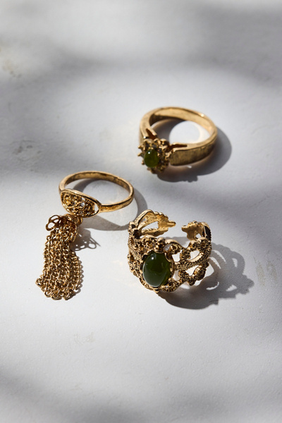 Victorian Tassel Ring Set