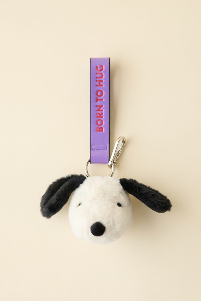 Bon Ton Toys Peanuts Snoopy Fuzzy Plushie Keychain #1