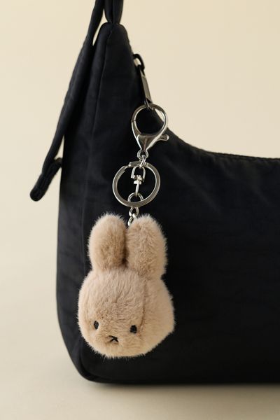 Bon Bon Toys Miffy Fuzzy Plush Keychain