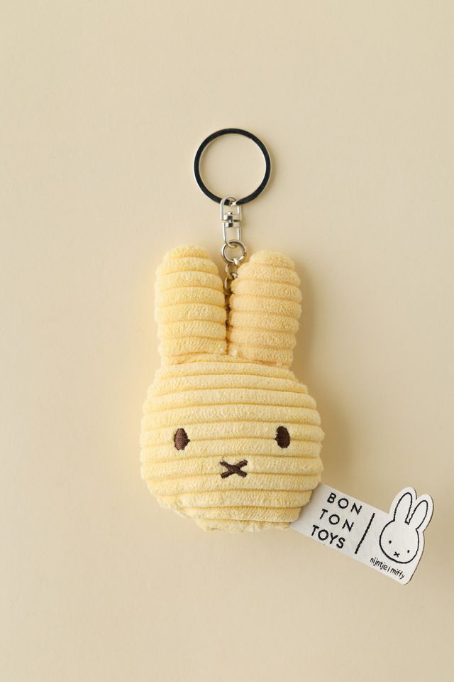 Bon Bon Toys Miffy Corduroy Flat Plushie Keychain #1