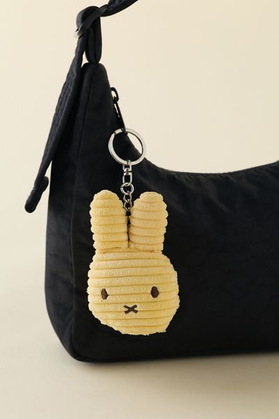 Bon Bon Toys Miffy Corduroy Flat Plushie Keychain