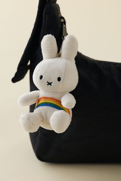 Bon Bon Toys Miffy Rainbow Plushie Keychain