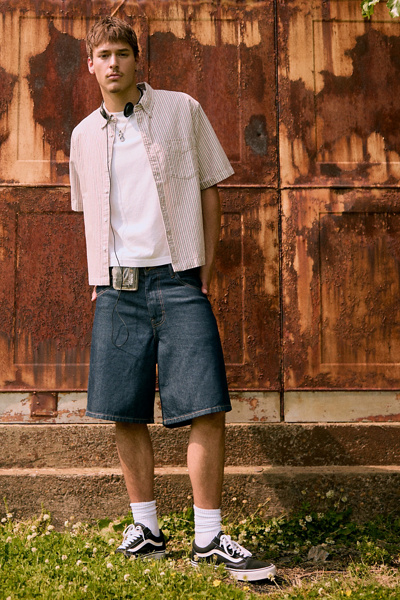 mens baggy dress shorts FUMOOD Classic Twill Cotton Shorts for Men Big and Tall Board Baggy Shorts  Baggy Loose Tapered Linen Short Black at Amazon Men's Clothing store