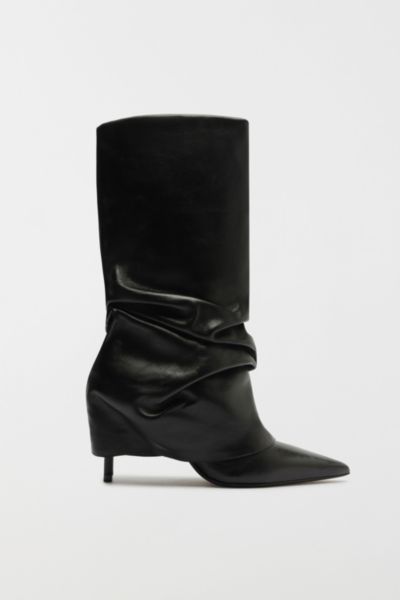 Schutz Mikki Slouch Boot In Black, Women's At Urban Outfitters In Multi