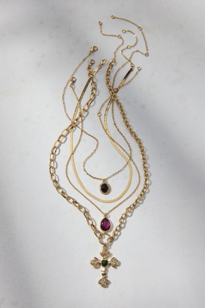 Strange Powers Pendant Layered Necklace Set