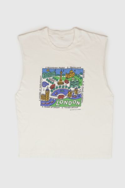 Vintage London Sleeveless Tee