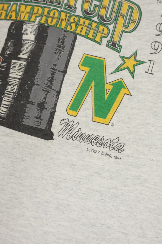 Vintage Dallas North Stars 1991 Stanely Cup Champions Tee #3