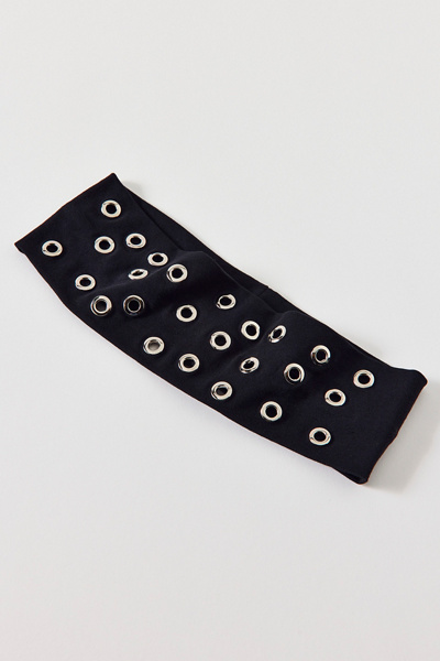 Urban Outfitters Goni Grommet Soft Headwrap Headband In Black, Women's At  In Black