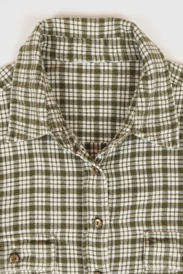 Vintage Flannel Button-Down Shirt #2