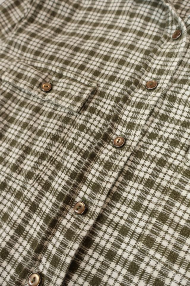 Vintage Flannel Button-Down Shirt #3