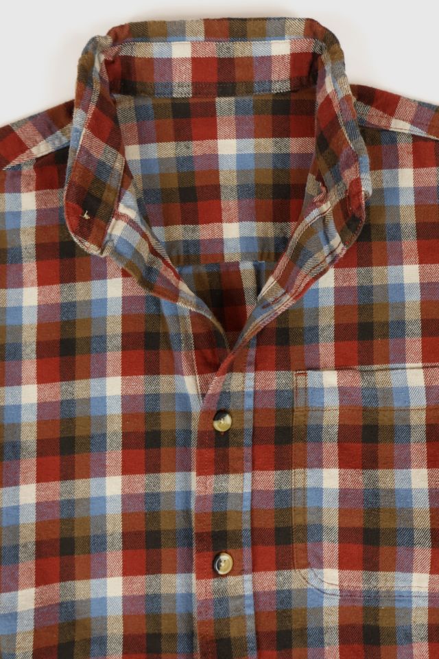 Vintage Flannel Button-Down Shirt #2