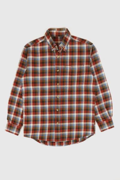 Vintage Flannel Button-Down Shirt