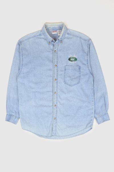 Vintage New York Jets Button-Down Shirt