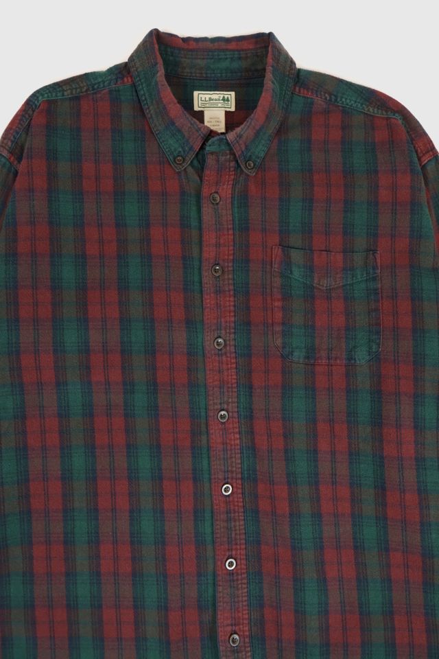 Vintage L.L. Bean Flannel Button-Down Shirt #1