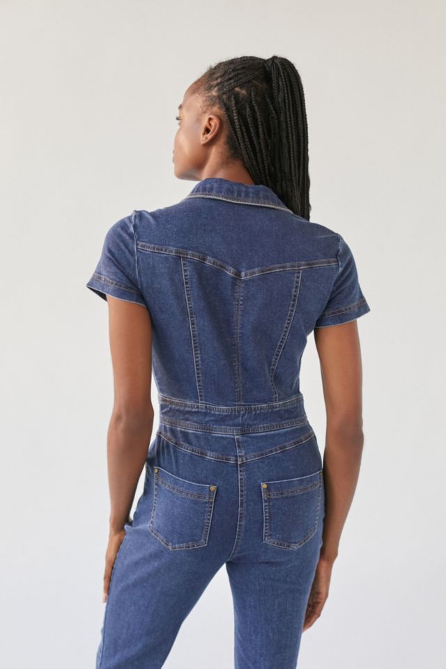 Denim Coverall Jumpsuit #3