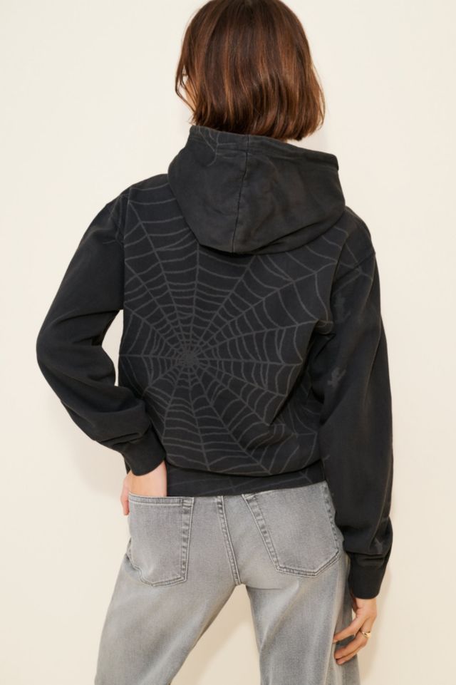 BDG Bonfire Allover Print Cropped Hoodie Sweatshirt #1