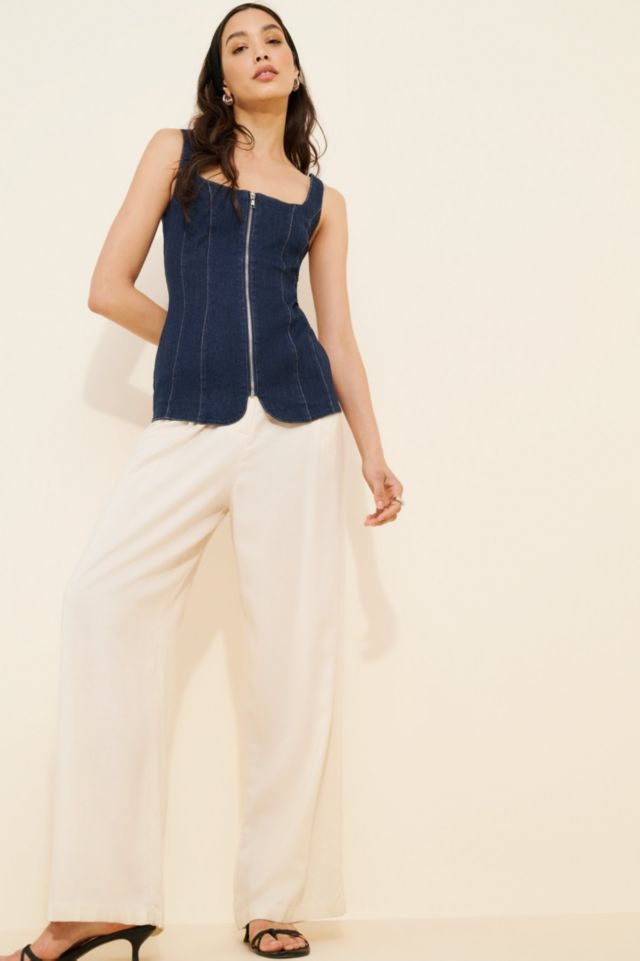 Kourt Belinda Denim Top #3