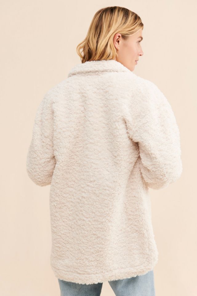 English Factory Oversized Fleece Shirt Jacket #1