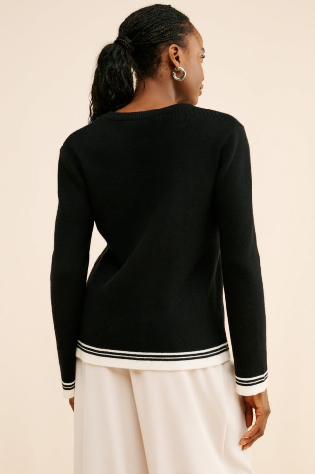 English Factory Contrast Stripe Pullover #1