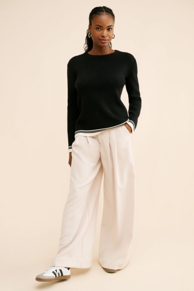 English Factory Contrast Stripe Pullover #3
