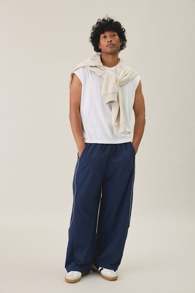 Pantalon coupe-vent décontracté rétro UO