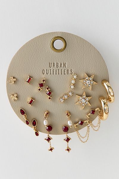 Strange Powers Stars & Gems Multi Earrings Set