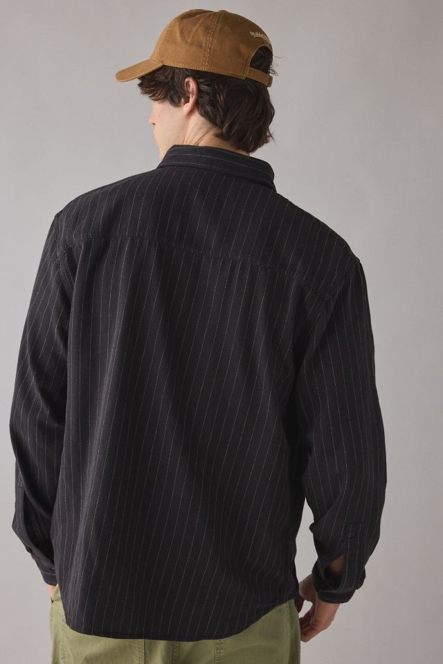 Dickies New Hickory Stripe Long Sleeve Shirt #1