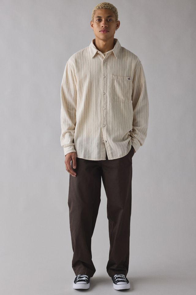 Dickies New Hickory Stripe Long Sleeve Shirt #2