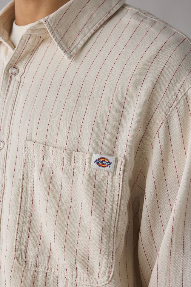 Dickies New Hickory Stripe Long Sleeve Shirt #3