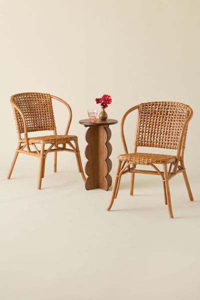 Hayes Rattan Dining Chair Set