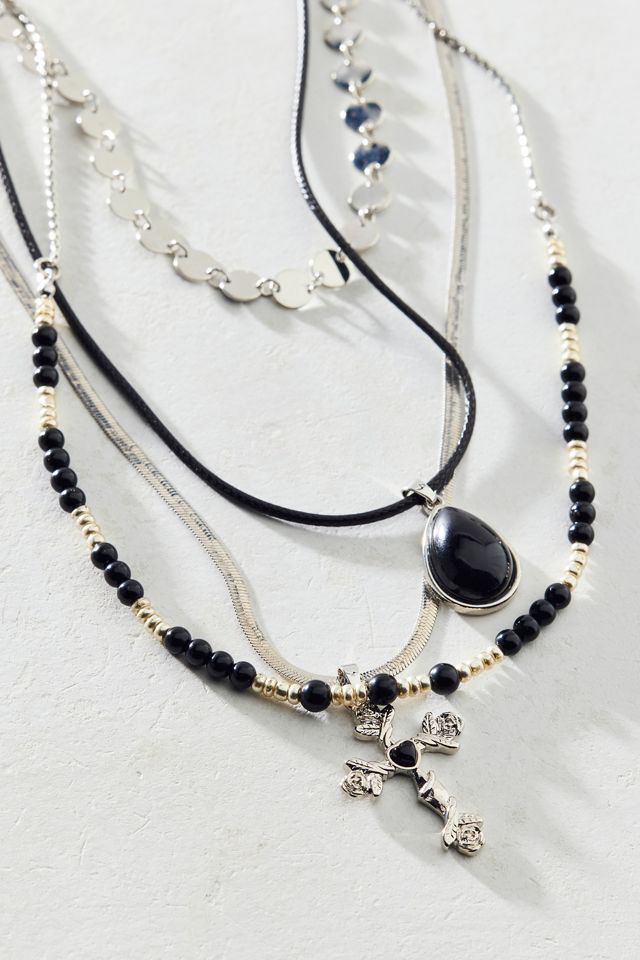 Strange Powers Coin Layered Necklace #1