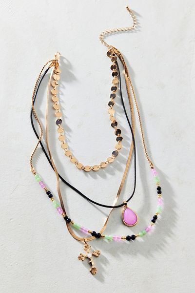 Collier superposé Strange Powers Coin