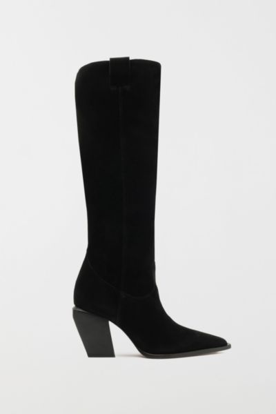 Schutz Maine Up Pointed Toe Boot In Black