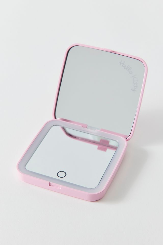 Impressions Vanity Co. Sanrio Hello Kitty Rows Of Bows LED Compact Mirror #1