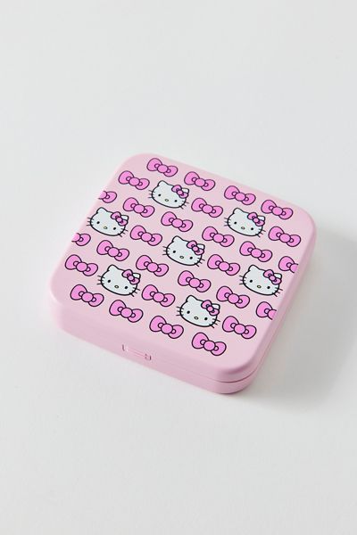 Impressions Vanity Co. Sanrio Hello Kitty Rows Of Bows LED Compact Mirror