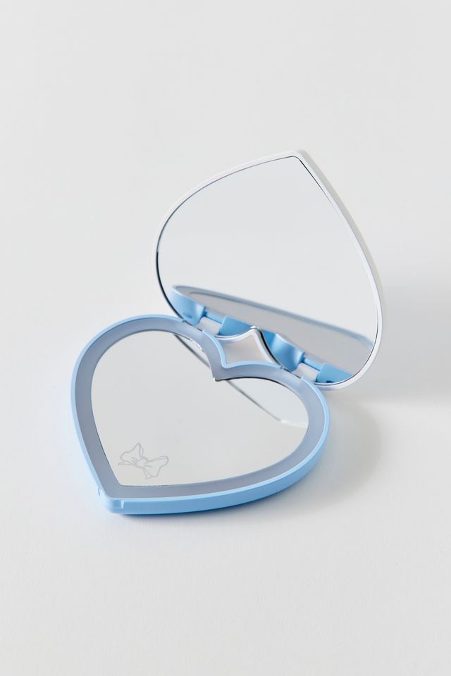 Impressions Vanity Co. Peanuts Snoopy Heart Shaped LED Compact Mirror #2