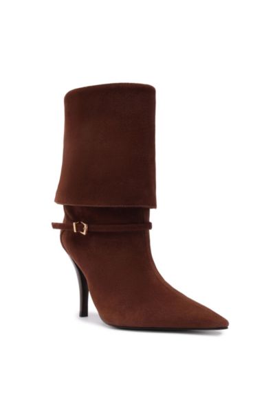 Schutz Rudy Stiletto Boot In Brown