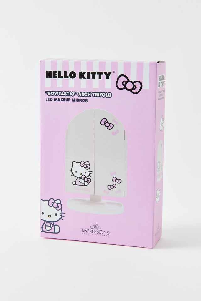 Impressions Vanity Co. Hello Kitty Bowtastic TriFold LED Tri-Tone Makeup Mirror #3