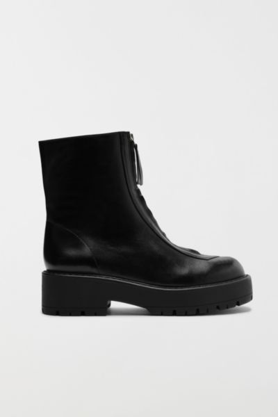 Schutz Farrah Zip Up Ankle Boot