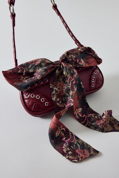 Floral Silky Wrap Scarf