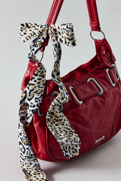 Silky Leopard Wrap Scarf