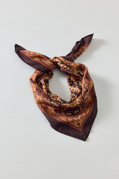 Tile Pattern Silky Scarf