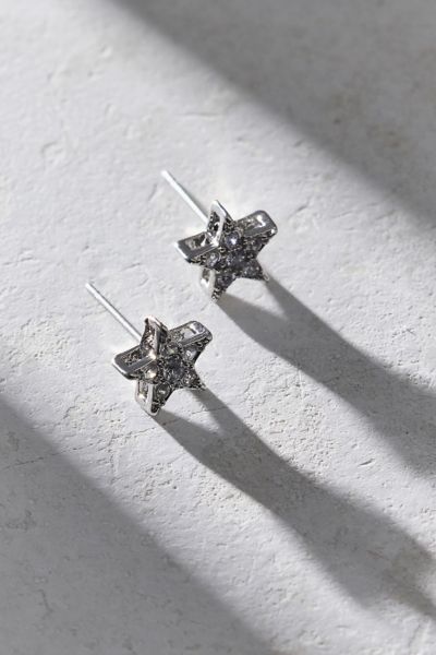 Carolina Stars Rhinestone Stud Earring