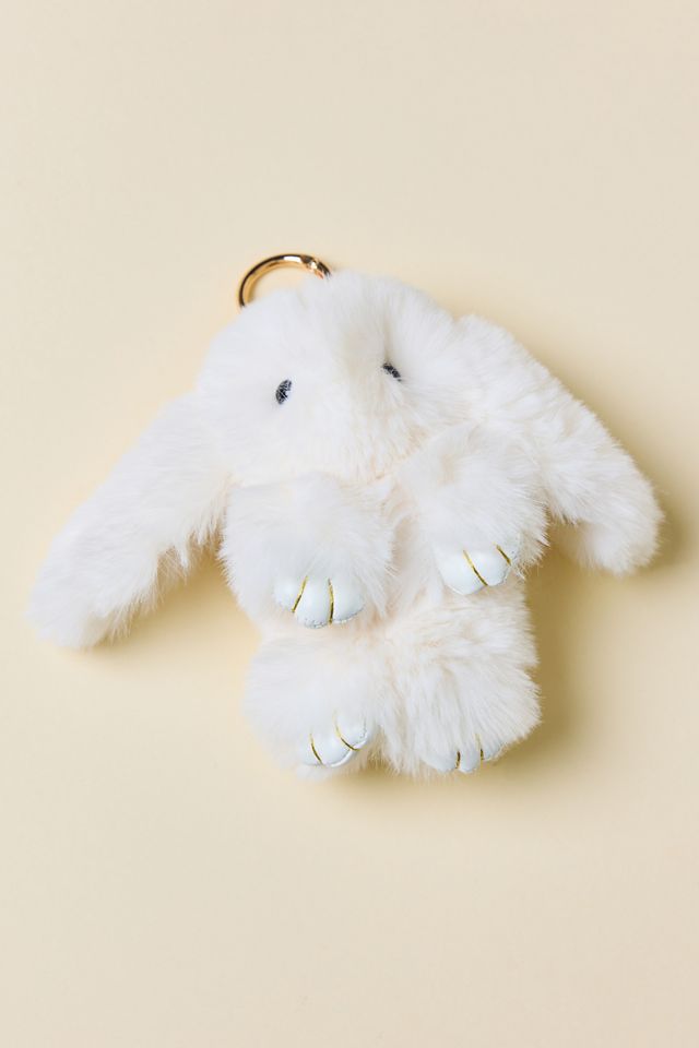 Porte-clés en peluche lapin #1
