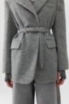 Nocturne Belted Double Breasted Blazer Jacket