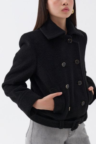 Nocturne Button Short Coat