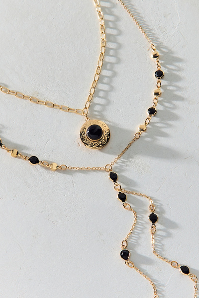 My Darling Locket Layering Lariat Necklace Set