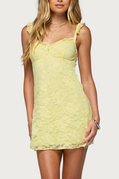 Edikted Stephanie Lace Mini Dress